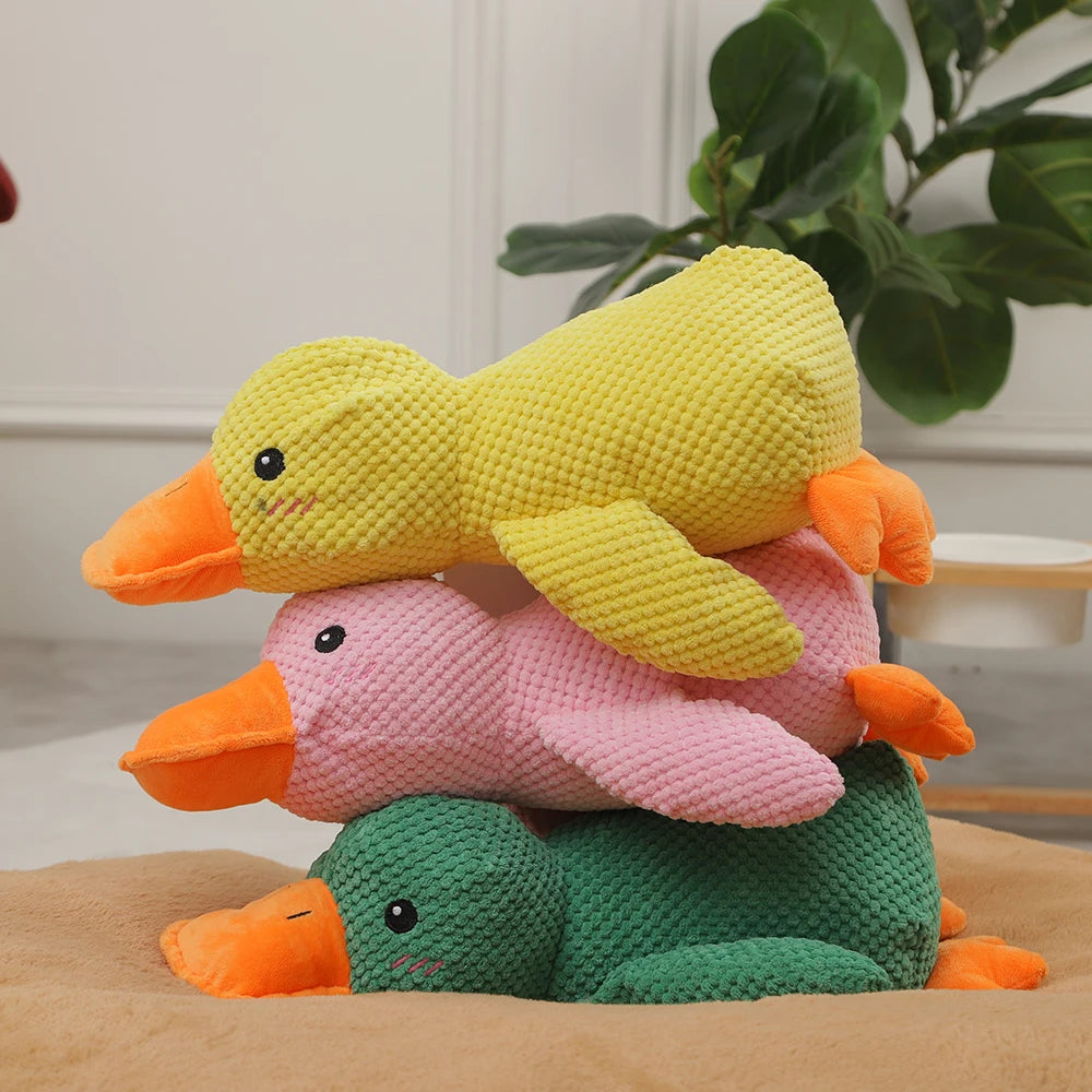 Quacky the Ultimate Fetch & Squeak Duck: Your Dog's New Favorite Plush Toy