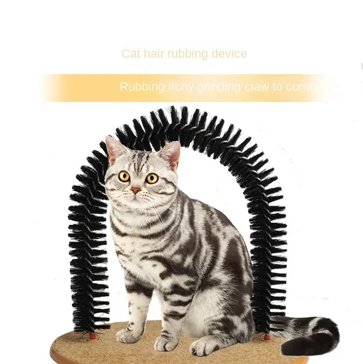 Cat Grooming Tunnel Toy - 2-in-1 Hair Removal & Play Hideout for Happy Kitties! 🐱✨