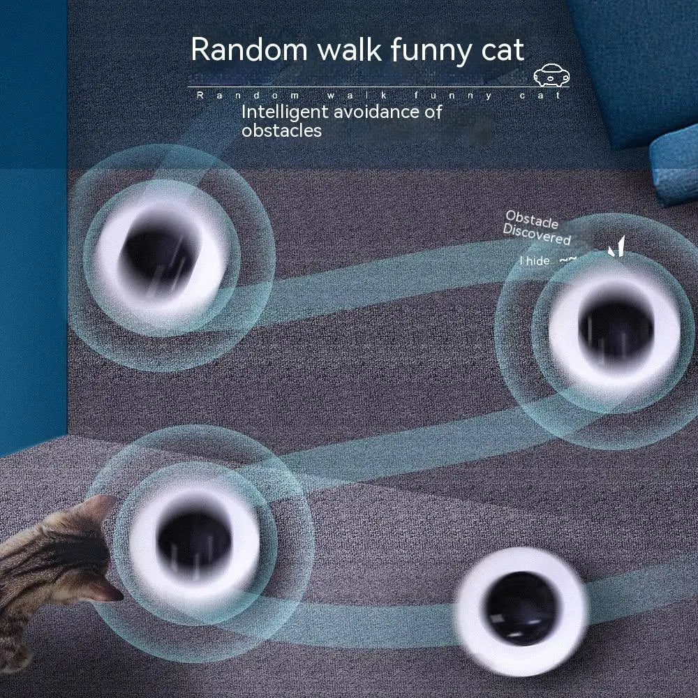 Smart UFO Cat Teaser Toy with Replaceable Feathers πΎβ¨ Interactive Pet Turntable for Endless Feline Fun πΊ