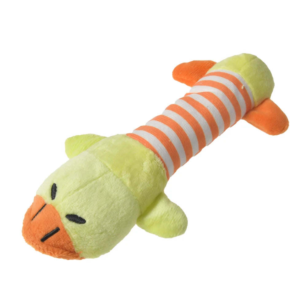 YOUSE Plush Chew Toy for Dogs - Durable Fleece Toy with Built-in Squeaker!