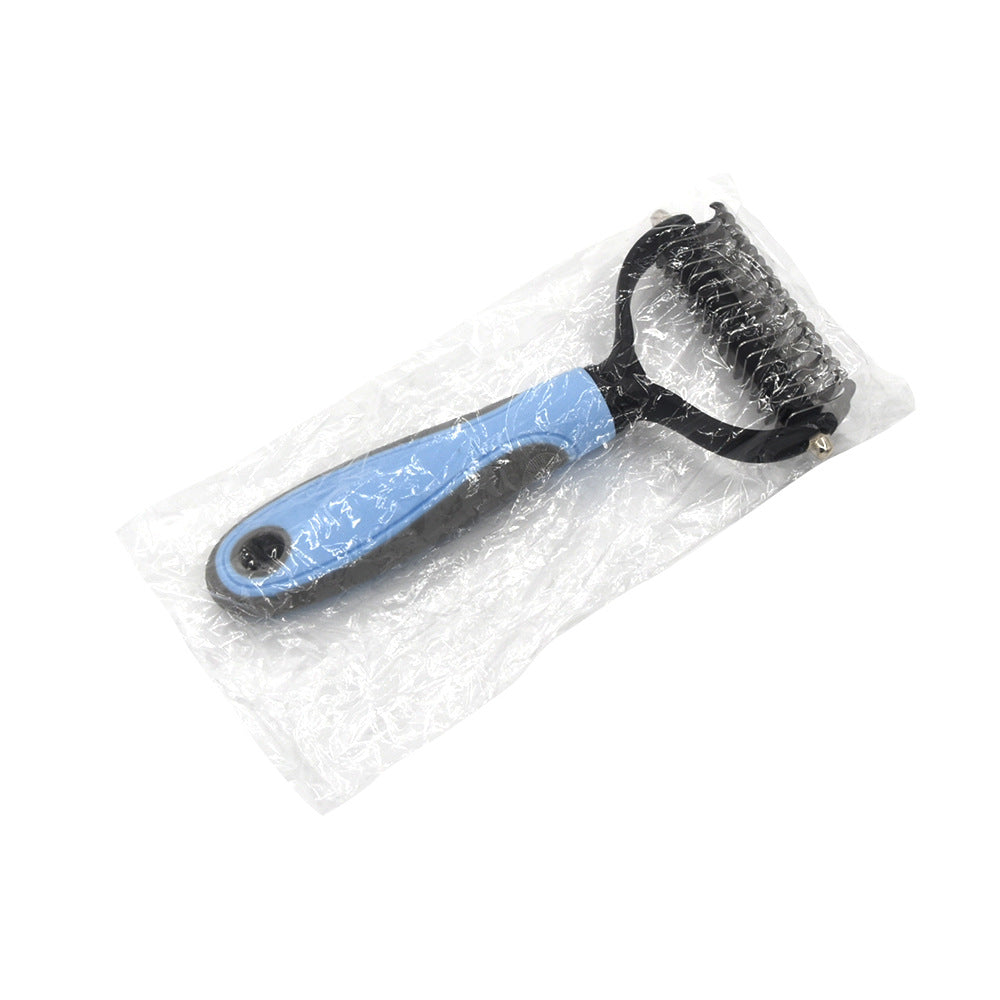 YOUSE Professional Pet Deshedding Brush β Dual-Sided Dog & Cat Hair Remover with Knot Cutter πΎβοΈ
