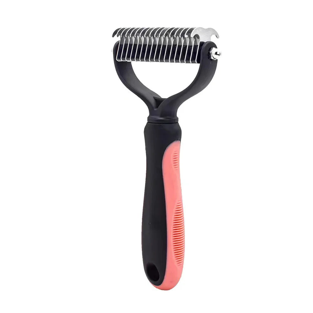 YOUSE Professional Pet Deshedding Brush β Dual-Sided Dog & Cat Hair Remover with Knot Cutter πΎβοΈ
