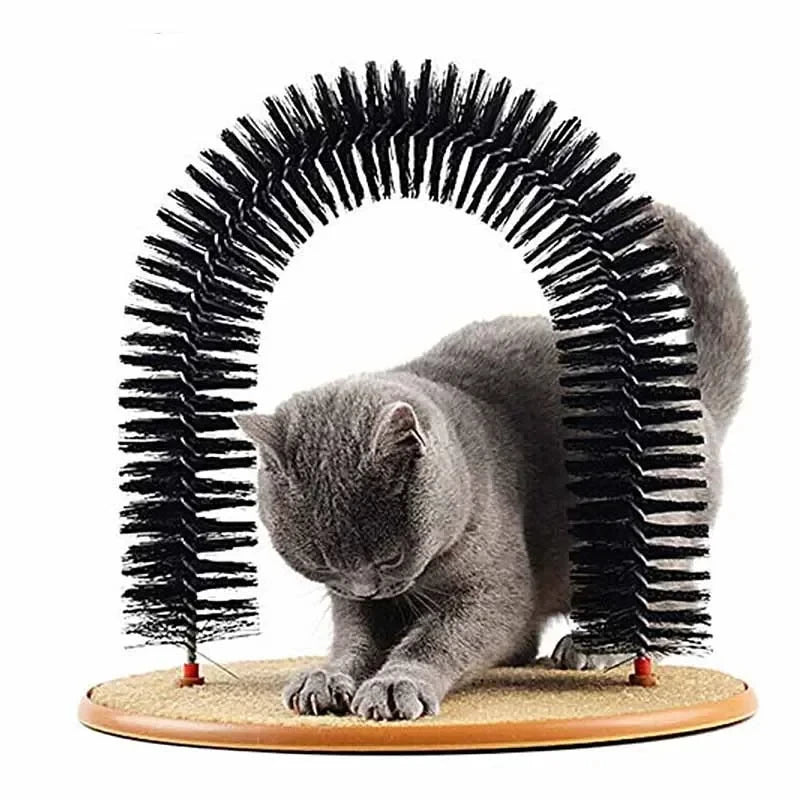 Cat Grooming Tunnel Toy - 2-in-1 Hair Removal & Play Hideout for Happy Kitties! 🐱✨