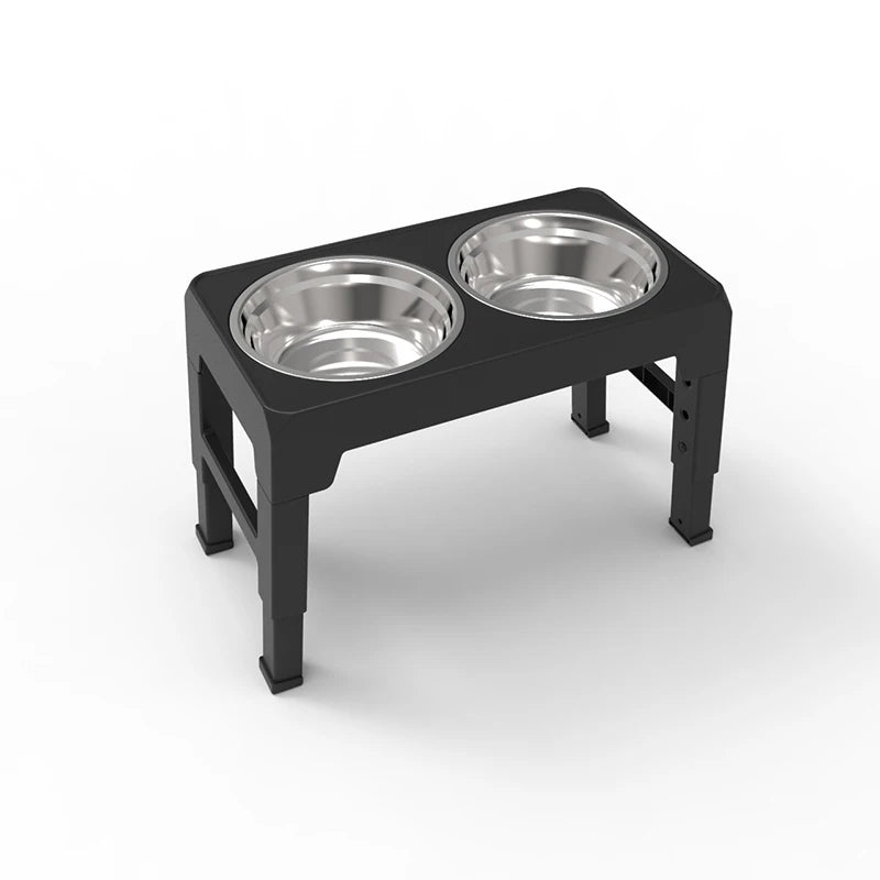 Booteely Elevated Dog Feeder with Adjustable Stand & Stainless Steel Bowls β Universal for All Breeds πΎπ½οΈ