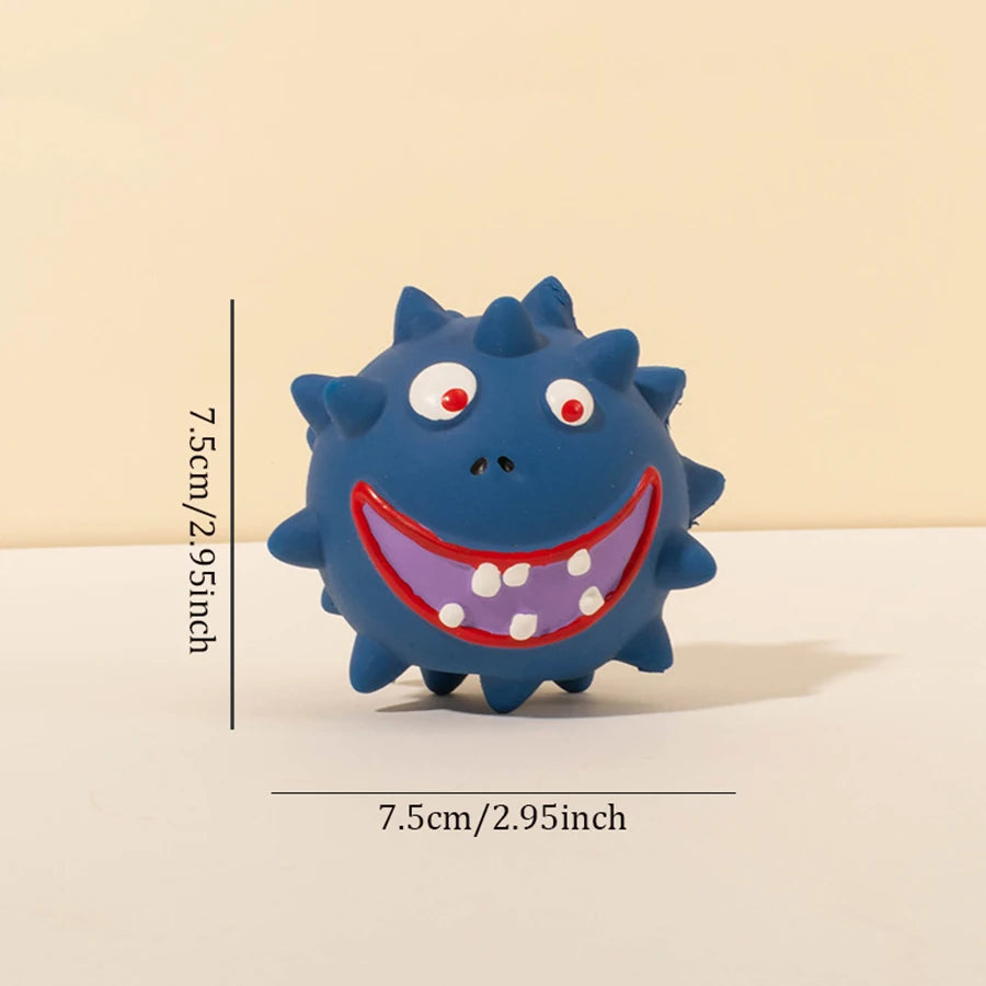 Ishiline Squeaky Dog Ball – Ultra-Durable Latex Chew Toy for Playful Pups!