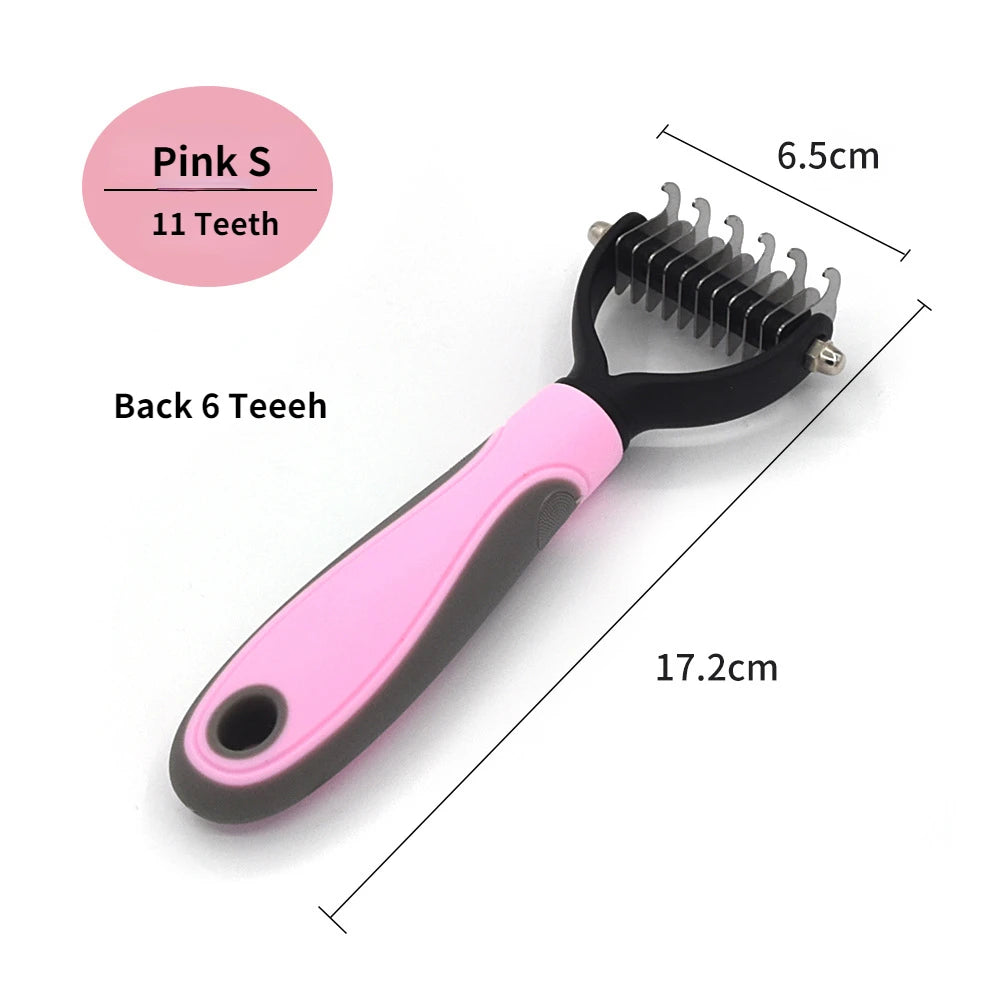 YOUSE Professional Pet Deshedding Brush β Dual-Sided Dog & Cat Hair Remover with Knot Cutter πΎβοΈ