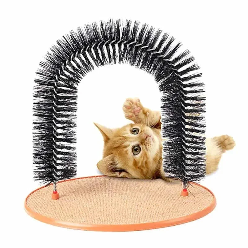 Cat Grooming Tunnel Toy - 2-in-1 Hair Removal & Play Hideout for Happy Kitties! 🐱✨