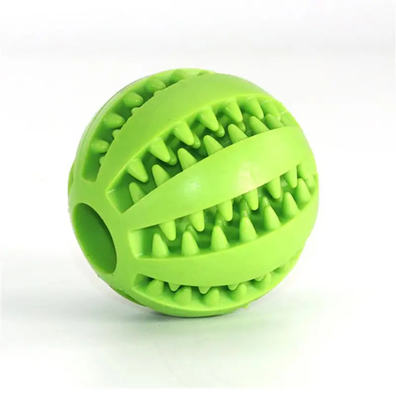 Durable Rubber Dog Ball Toy 🐶 – Interactive Chew & Dental Toy for Small & Large Dogs!