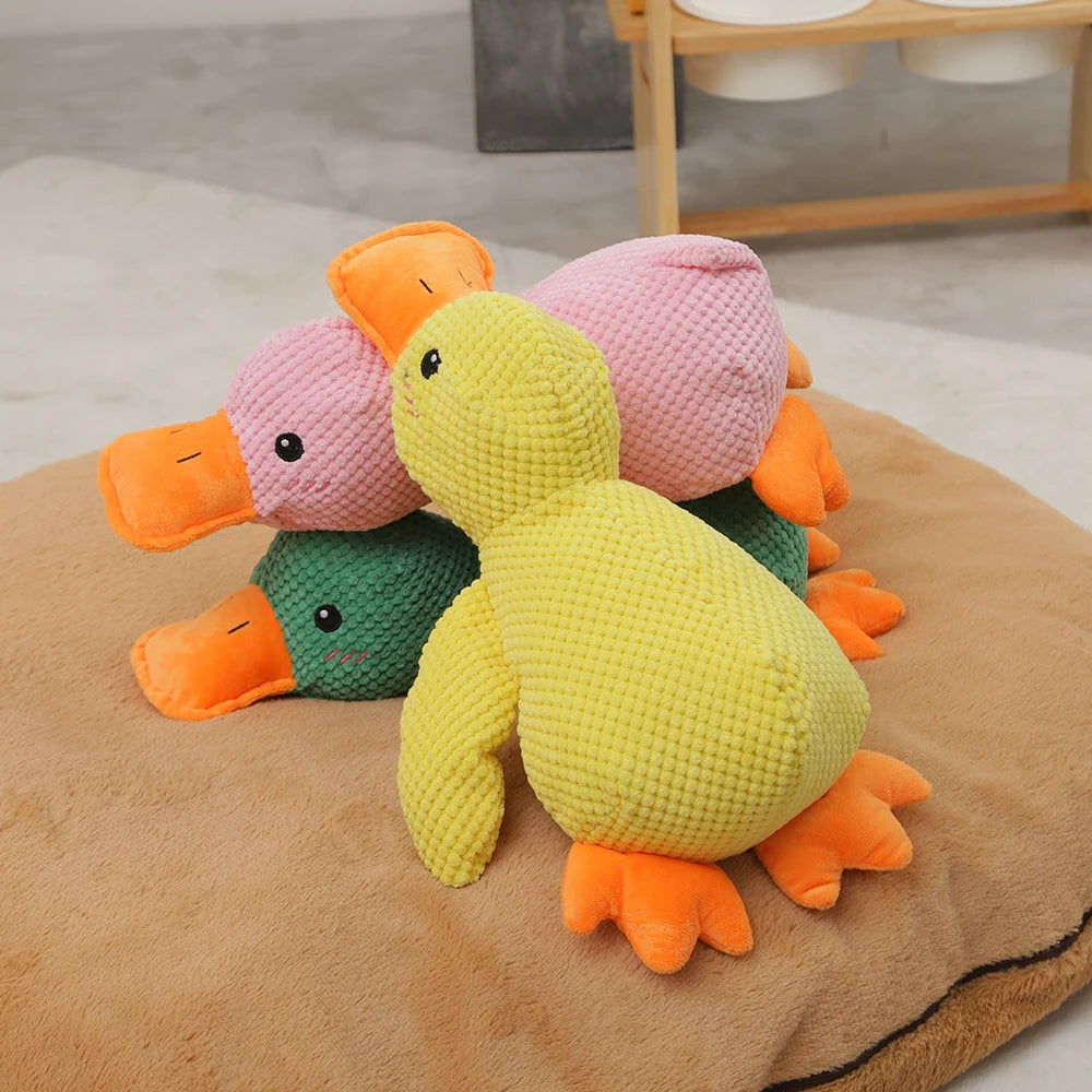 Quacky the Ultimate Fetch & Squeak Duck: Your Dog's New Favorite Plush Toy