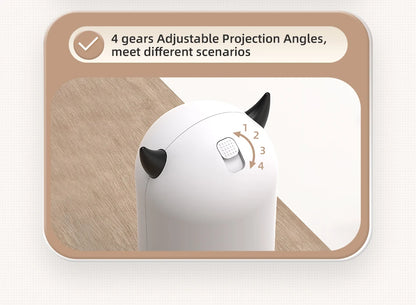 ROJECO Automatic Laser Cat Toy 🐱 – Smart Interactive Toy for Cats (Battery-Powered, Endless Fun!)