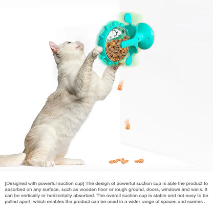 360° Interactive Pet Toy - Multi-Functional Food Dispenser & Rotating Play Wheel for Dogs & Cats 🐶🐱🌀