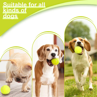 MeowMeows Automatic Dog Ball Launcher - Rechargeable Fetch Toy with 3 Distance Settings (3m/6m/9m) for Small & Medium Dogs