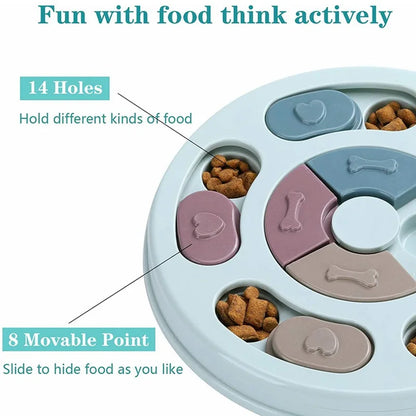 Slow Feeder Dog Bowl: Anti-Gulping, Bloat Prevention, Mental Stimulation