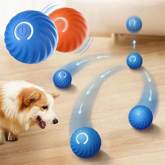 Automatic Moving Dog Cat Ball: Rechargeable, Durable, Boredom Buster, Energy Burner