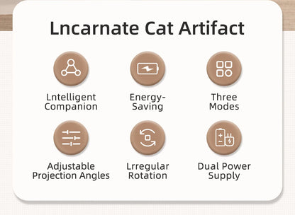 ROJECO Automatic Laser Cat Toy 🐱 – Smart Interactive Toy for Cats (Battery-Powered, Endless Fun!)