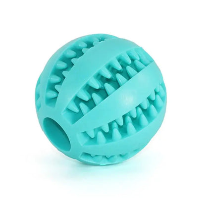Durable Rubber Dog Ball Toy 🐶 – Interactive Chew & Dental Toy for Small & Large Dogs!