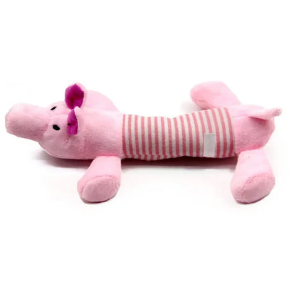 Durable Squeaky Dog Toys - Double-Layer Chew-Proof Plush with Teeth-Cleaning Texture | Stress Relieving
