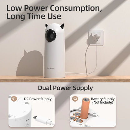 ROJECO Automatic Laser Cat Toy 🐱 – Smart Interactive Toy for Cats (Battery-Powered, Endless Fun!)