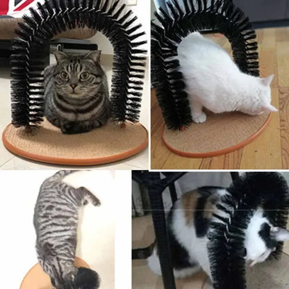 Cat Grooming Tunnel Toy - 2-in-1 Hair Removal & Play Hideout for Happy Kitties! 🐱✨