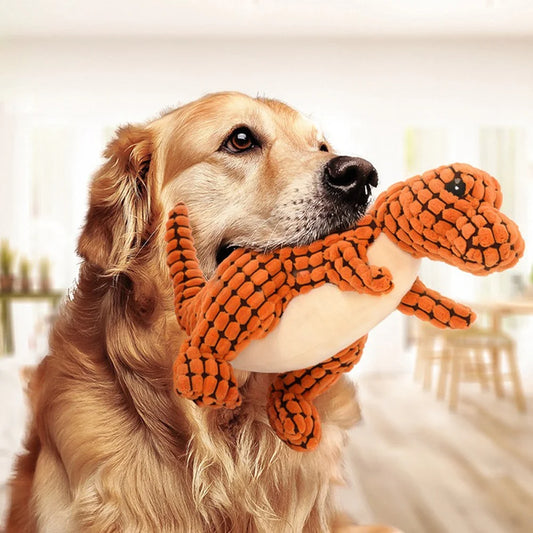 YOUSE Plush Chew Toy for Dogs - Durable Fleece Toy with Built-in Squeaker!