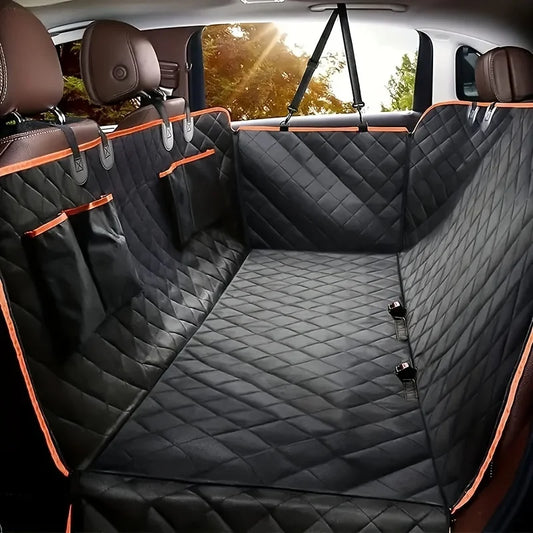 Universal Dog Car Seat Cover – Eco-Friendly, Non-Slip & Washable!