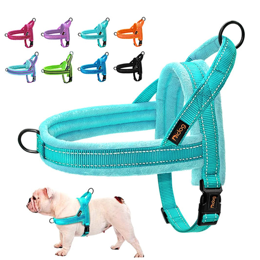 Didog Warm Dog Harness Vest – Adjustable, Padded & Reflective for Small to Large Dogs