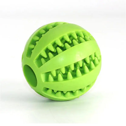 Durable Rubber Dog Ball Toy 🐶 – Interactive Chew & Dental Toy for Small & Large Dogs!