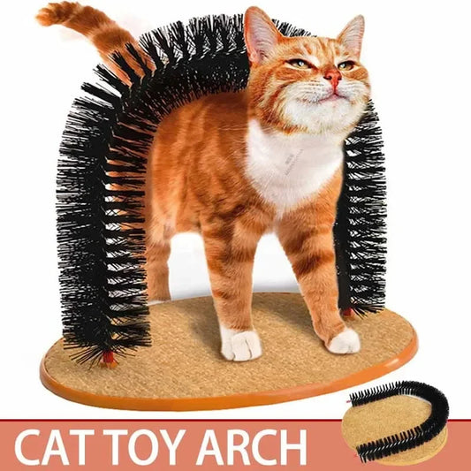 Cat Grooming Tunnel Toy - 2-in-1 Hair Removal & Play Hideout for Happy Kitties! 🐱✨
