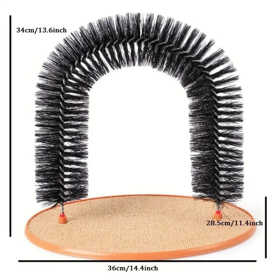 Cat Grooming Tunnel Toy - 2-in-1 Hair Removal & Play Hideout for Happy Kitties! 🐱✨