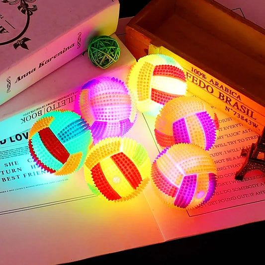LED Dog Ball for Night Play: Glow in the Dark, Durable, Interactive