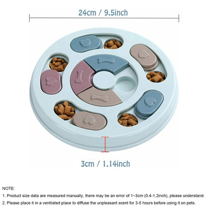 Slow Feeder Dog Bowl: Anti-Gulping, Bloat Prevention, Mental Stimulation