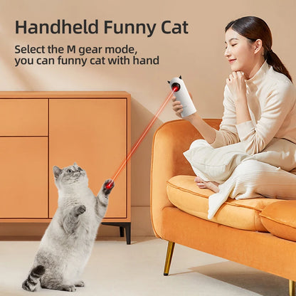ROJECO Automatic Laser Cat Toy 🐱 – Smart Interactive Toy for Cats (Battery-Powered, Endless Fun!)
